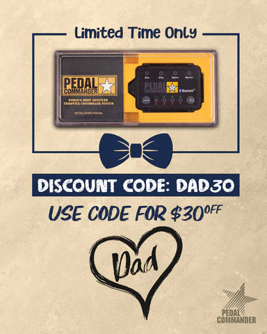 ¡Celebra el Día del Padre con Pedal Commander y ahorra!