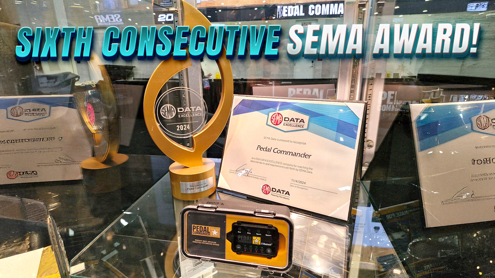 Pedal Commander lo hace de nuevo: ¡Nuestro 6º premio consecutivo en SEMA!