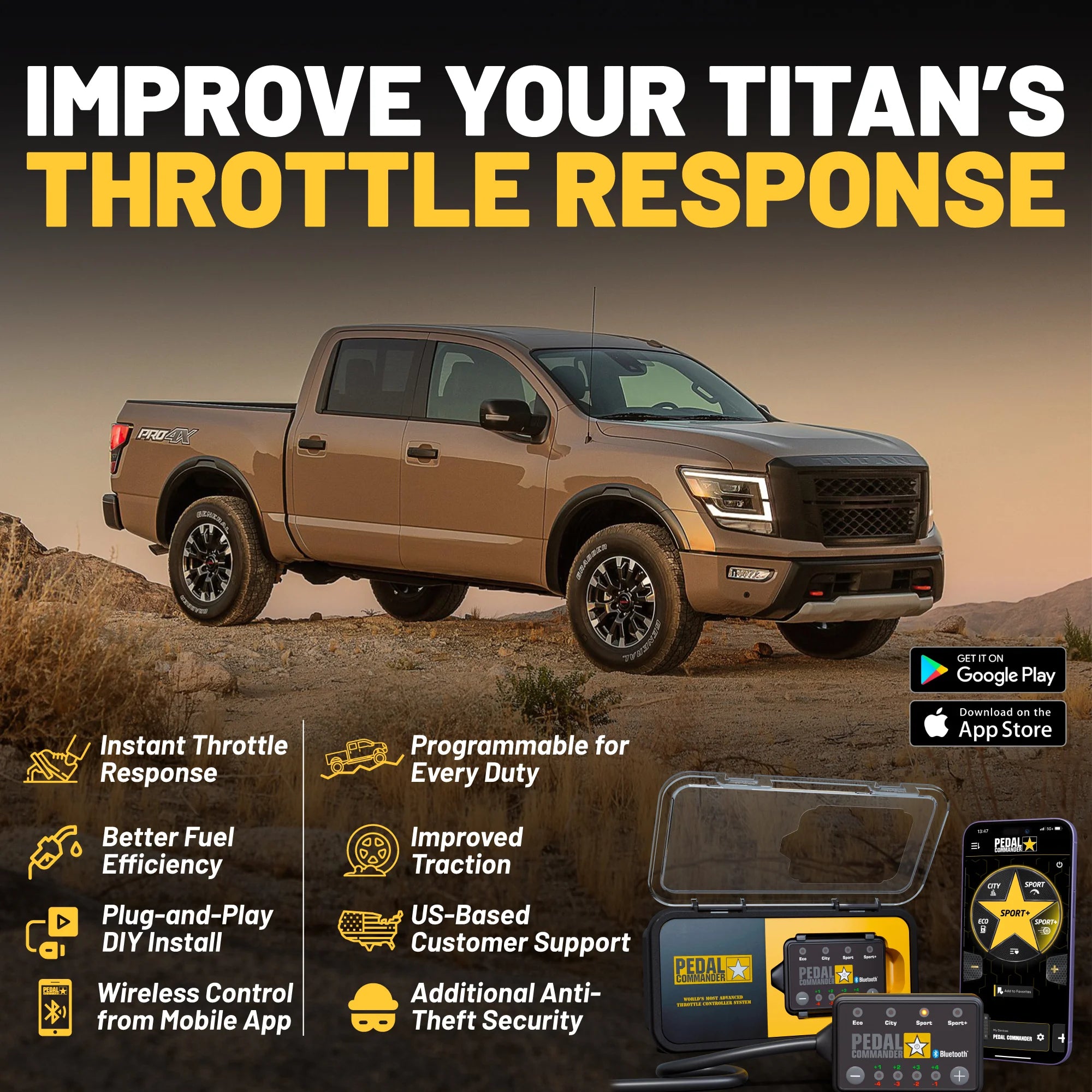 Pedal Commander para Nissan Titan