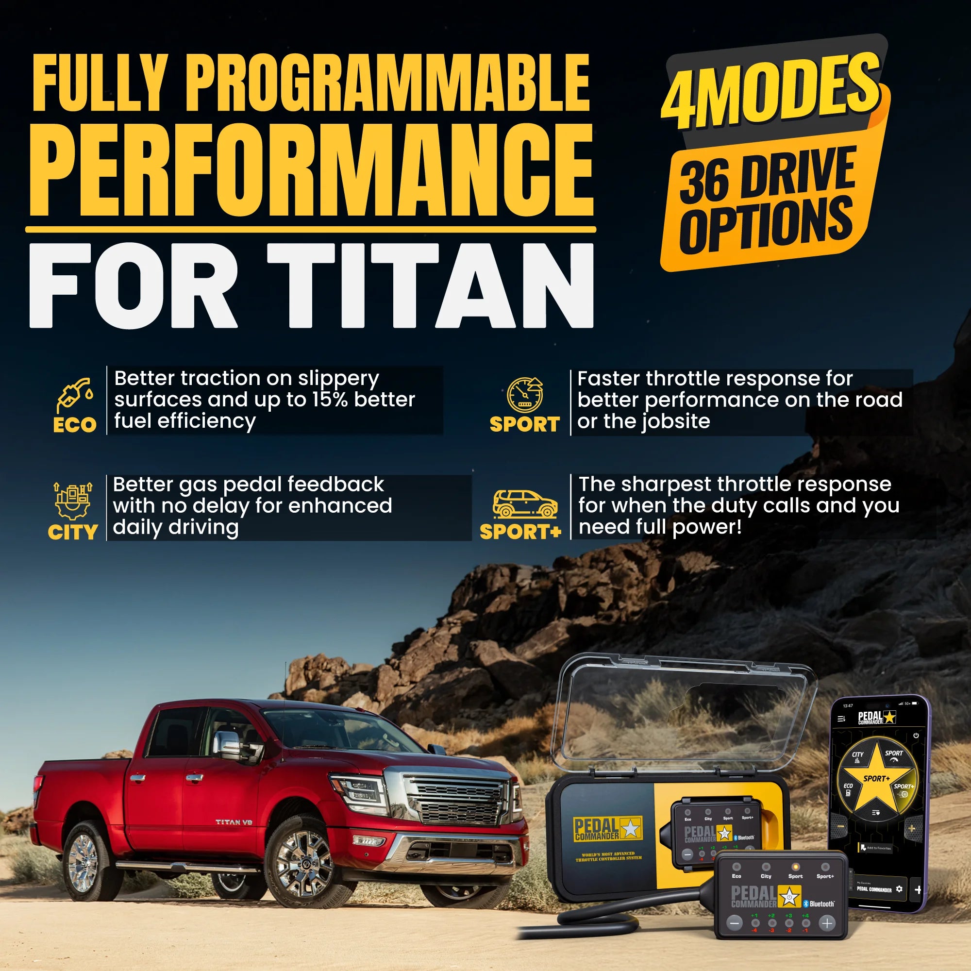 Pedal Commander para Nissan Titan