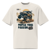 Camiseta grande descolorida Power Your Passion
image-0