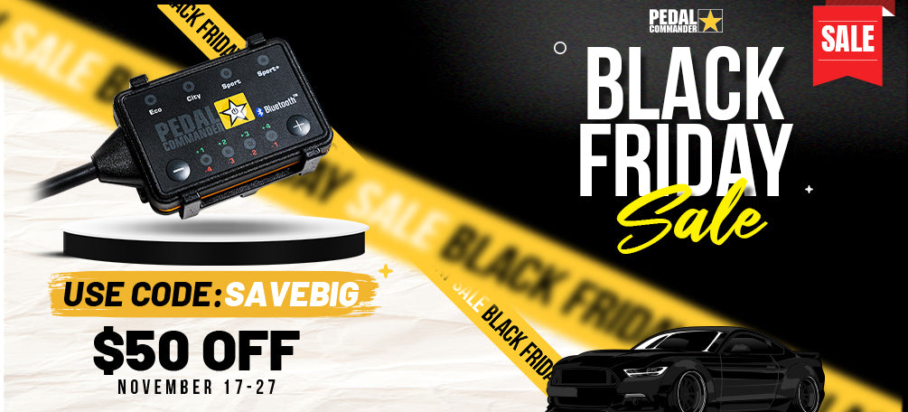 Oferta de Black Friday: Obtén $50 de DESCUENTO en Pedal Commander