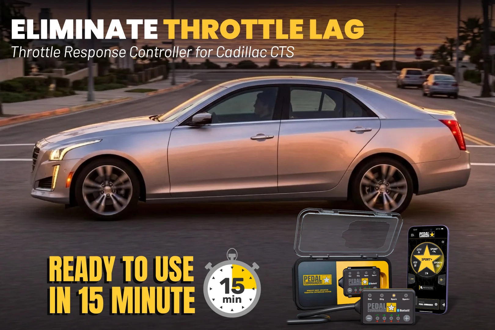 Pedal Commander para Cadillac CTS