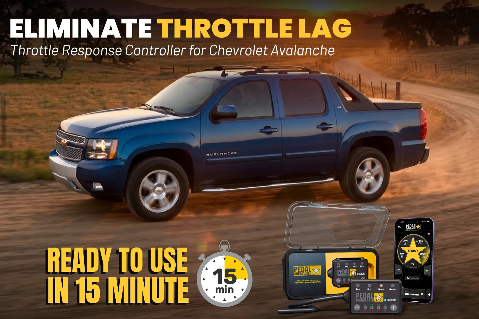 Pedal Commander para Chevrolet Avalanche