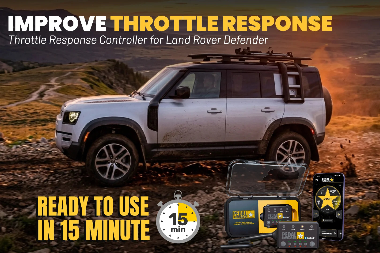 Pedal Commander for Land Rover Defender