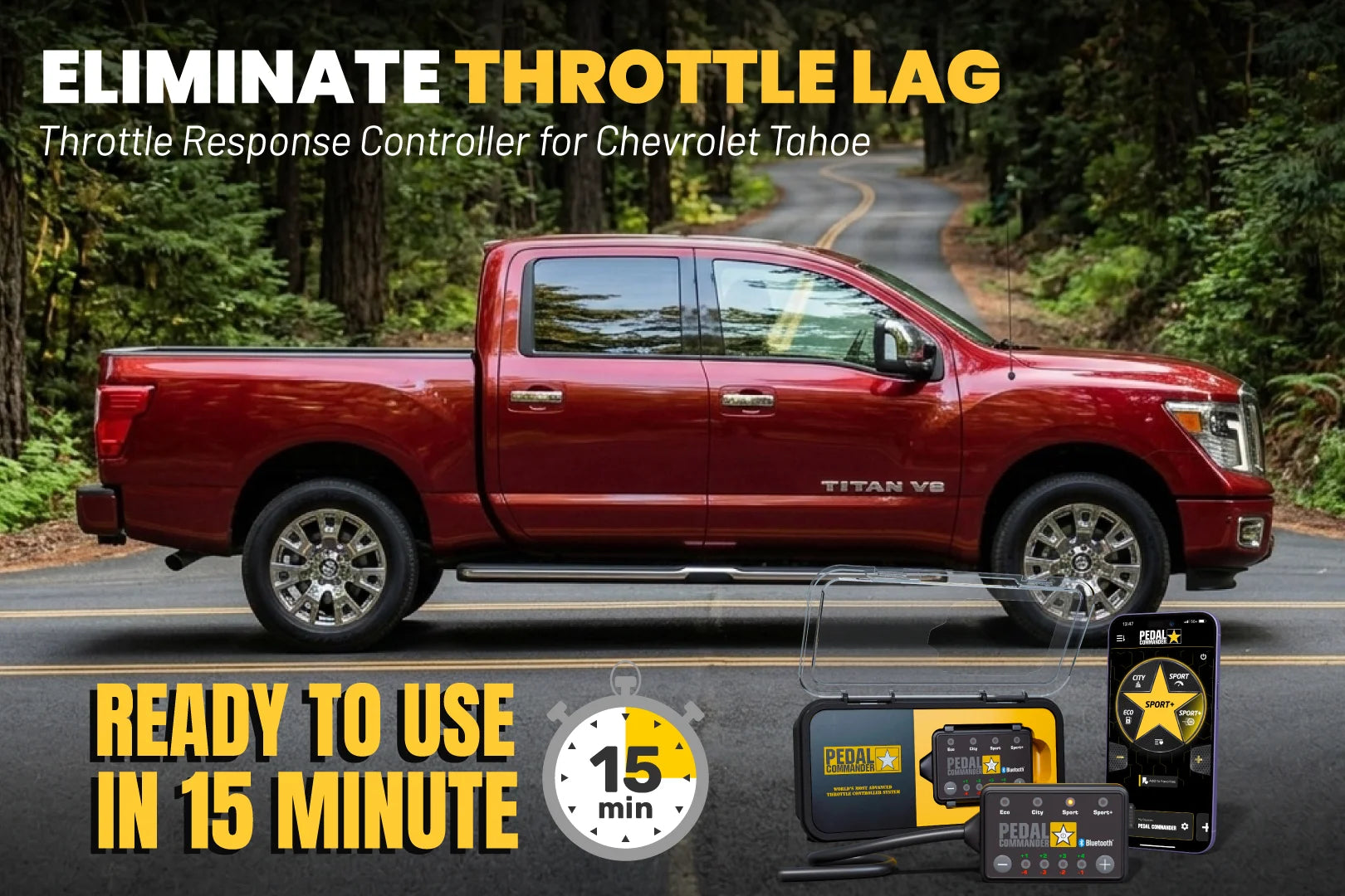 Pedal Commander para Nissan Titan