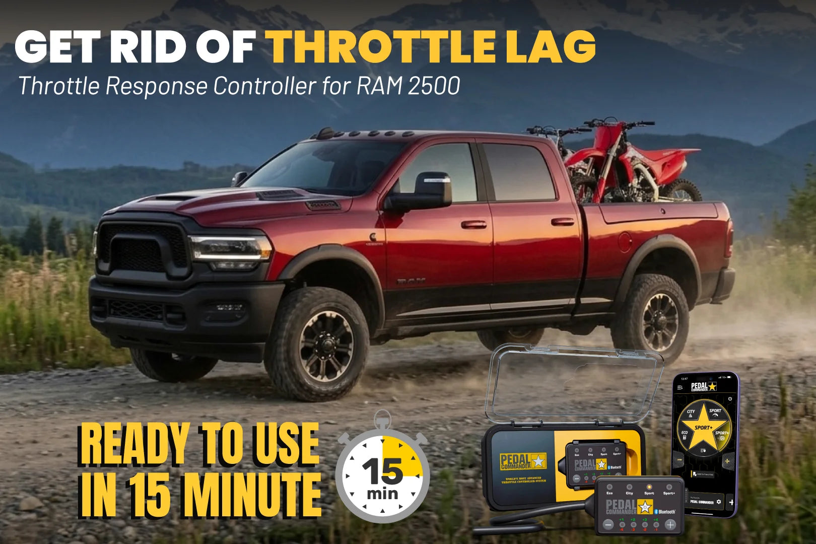 Pedal Commander para RAM 2500