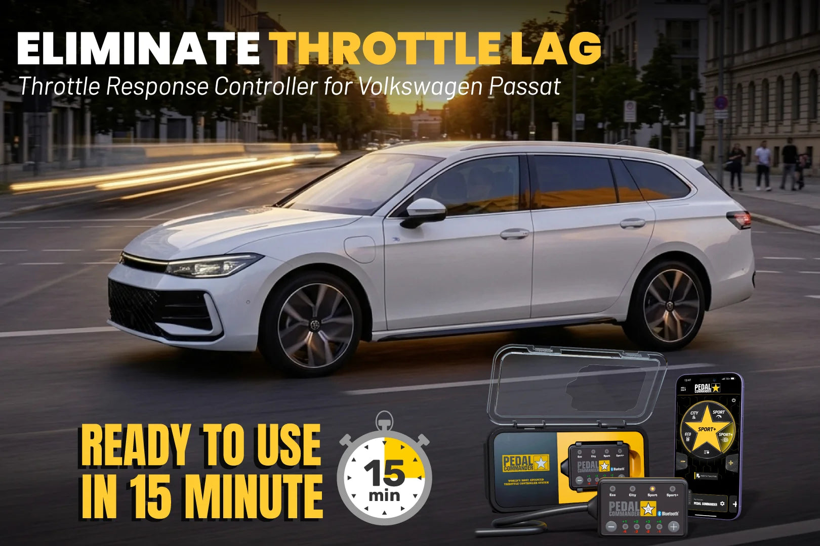 Pedal Commander para Volkswagen Passat