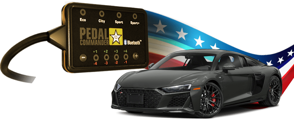 Audi R8 and the Pedal Commander, the only performance part to make it perfect