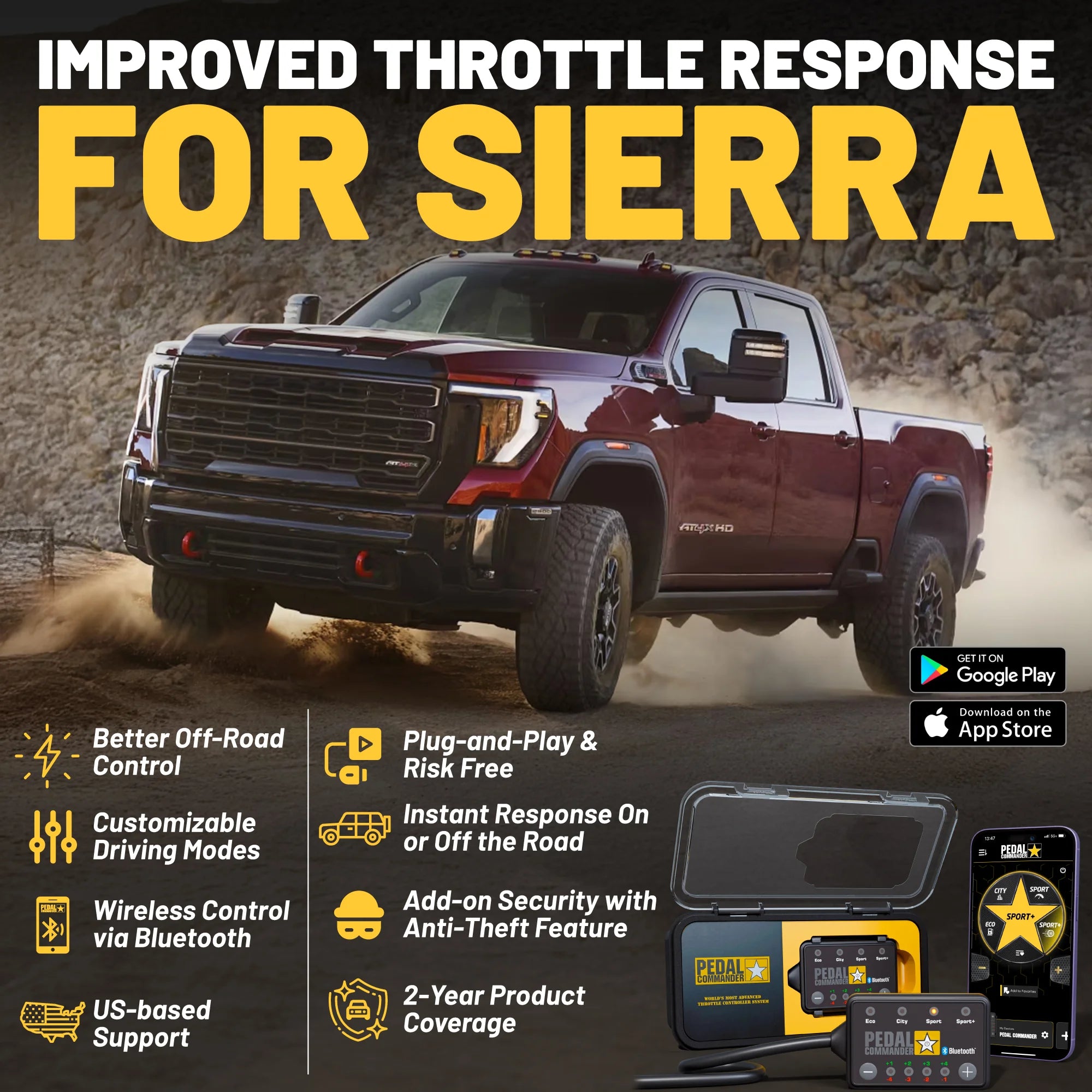 Pedal Commander para GMC Sierra 2500HD