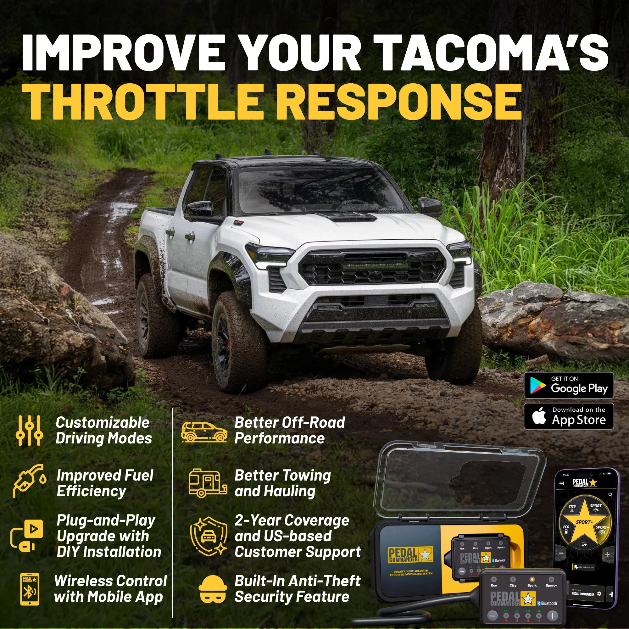 Pedal Commander for Tacoma improve your throttle response