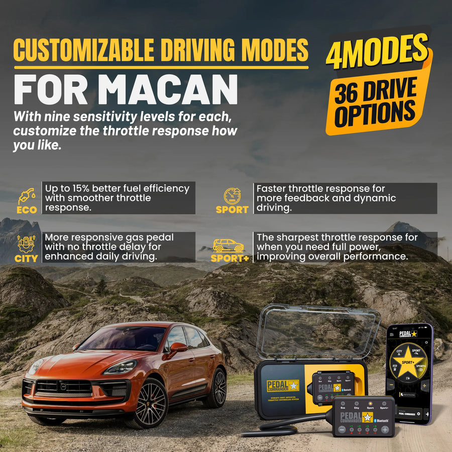 Pedal Commander para Porsche Macan
