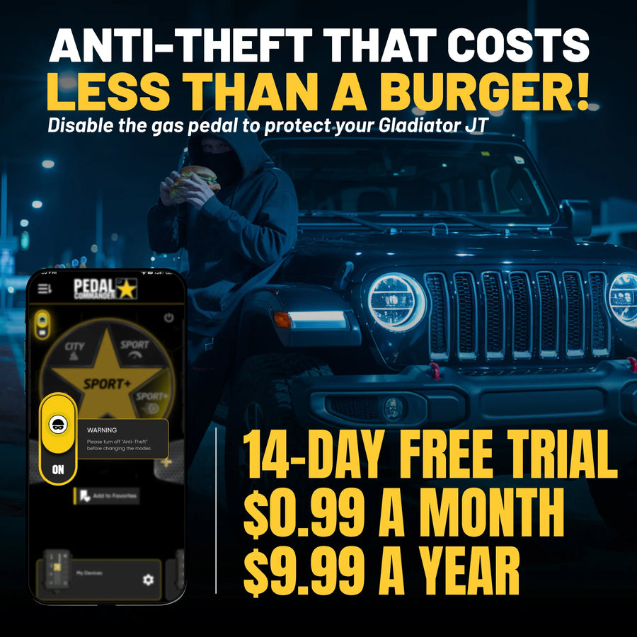 Jeep Gladiator JT (2020+) (3.6L Pentastar V6 - 2.0L GME T4 - 2.0L GME T4 EVO - 3.0L EcoDiesel V6)