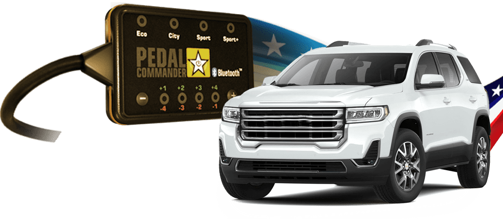 GMC Acadia and the Pedal Commander, the only performance part to make it perfect
