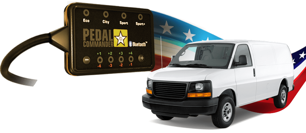 GMC Savana and the Pedal Commander, the only performance part to make it perfect