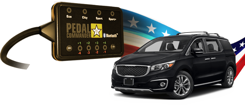 Kia Sedona and the Pedal Commander, the only performance part to make it perfect