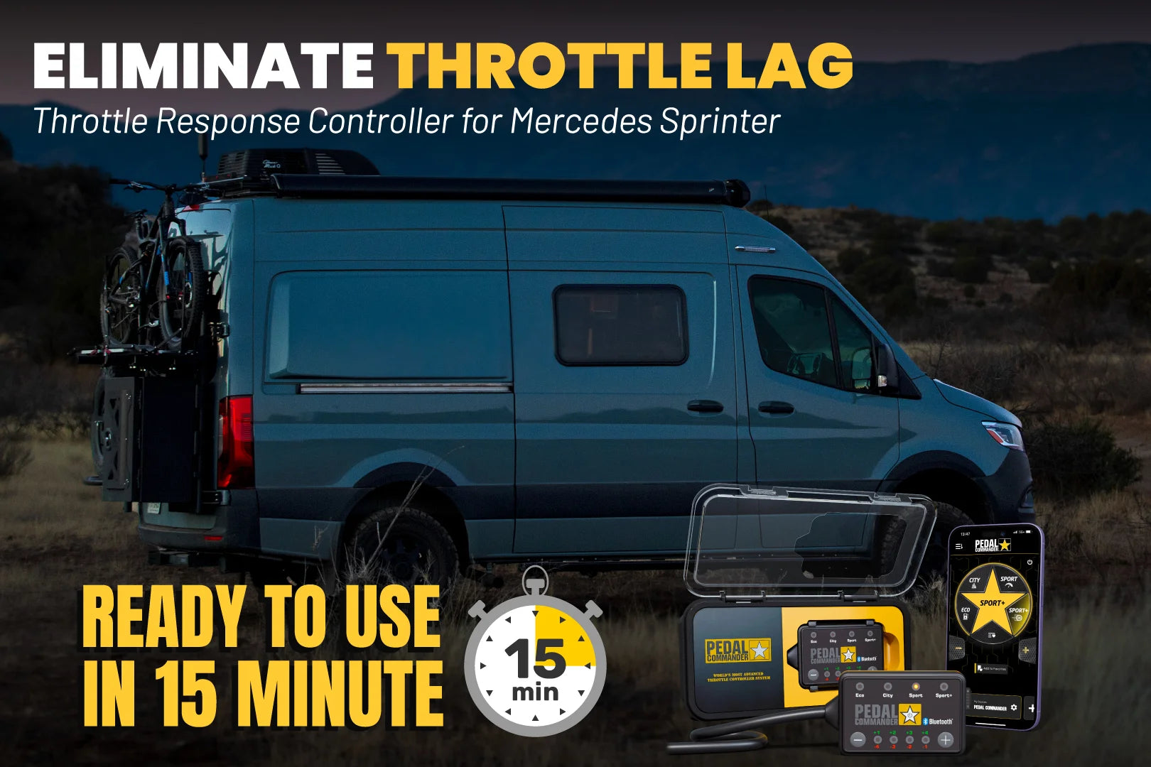 Pedal Commander para Mercedes Sprinter
